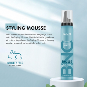 <span class=keywords><strong>Mousse</strong></span> <span class=keywords><strong>coiffante</strong></span> anti-frisottis Karseell BNC <span class=keywords><strong>à</strong></span> <span class=keywords><strong>l</strong></span>'<span class=keywords><strong>huile</strong></span> <span class=keywords><strong>d</strong></span>'<span class=keywords><strong>argan</strong></span>, séchage rapide, hydratante, pour boucles – Offre spéciale - Product Image 4
