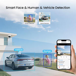 Cámara domo IP VeeZoom IK10 de 5MP con visión nocturna, detección de movimiento, sensor CMOS, giro/inclinación y almacenamiento en la nube para la seguridad del hogar y la oficina. - Product Image 6