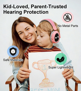 CE-Zertifizierte Großhandels-Sicherheits-Gehörschutz-Ohrenschützer für Kinder und Babys, Faltbare Silikon-ABS Lärmschutz-Ohrenschützer für Kinder - Product Image 4