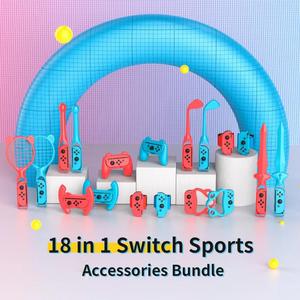 Cadeau pour enfants 18-en-1 Set Somatosensory Game Fitness Ring <span class=keywords><strong>Sport</strong></span> pour <span class=keywords><strong>Nintendo</strong></span> <span class=keywords><strong>Switch</strong></span> Game Console Controller Expansion Accessory - Product Image 5
