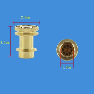 หัวเตาทองเหลือง Linghui เส้นผ่านศูนย์กลาง 2.7 ซม. สูง 3.8 ซม. อะไหล่เตาแก๊ส - Product Image 4