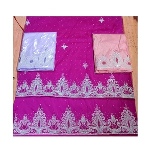 Haute Qualité En Gros À La Main Broderie Tissu Perles Décoration De Mariée Somali George Wrapper Party Wear Robes pour L'exportation - Product Image 1