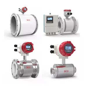 Industrial intelligent Split Type Magnetic Flow Meter Manufacture Chemical Sewage Water Liquid Electromagnetic Flowmeter