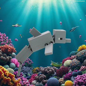 Jouet baleine créatif imprimé en 3D, ornement mobile tendance, décoration animaux et dinosaures - Product Image 6