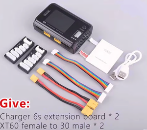 Chargeur-déchargeur intelligent MINI double canal M6D V3 500W 15A DC pour batterie Lipo 1-6S, pièce de rechange pour modèle FPV - Product Image 3