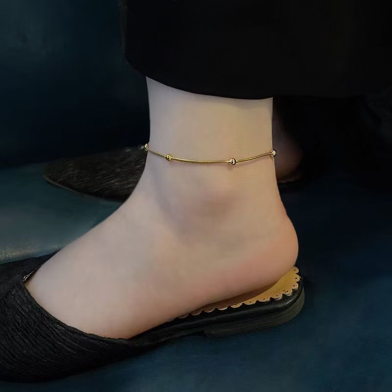 Gold ankle  21+5cm