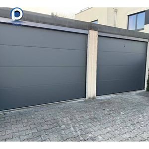 Portes de <span class=keywords><strong>garage</strong></span> sectionnelles motorisées à commande à distance en aluminium personnalisées Prima pour les maisons - Product Image 2