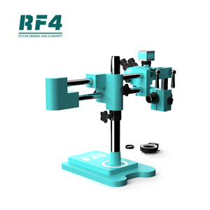 Microscopio <span class=keywords><strong>trinocular</strong></span> con doble brazo y soporte para cámara, microscopio estéreo 2K FHD, RF4, 7-50X, RF7050TVW - Product Image 2
