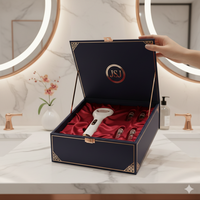 Boîte d'emballage professionnelle pour tondeuse à cheveux avec étui rigide rotatif à double couche pour rasoir électrique et accessoires de toilettage