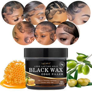 Smooth <strong>Edge</strong> Olive Oil Beeswax <strong>Black</strong> Wax <strong>Edge</strong> Control Tamer Hairline Filler for Thinning <strong>Edges</strong> - Product Image 6