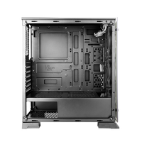 Casing Gaming Kaca Dua Sisi SAMA Laris Manis, Casing PC ATX Mendukung Pendingin Cair 360, Casing Komputer Gaming