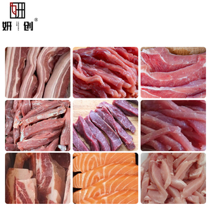 เครื่องหั่นอกไก่อัตโนมัติเต็มรูปแบบ เครื่องหั่นเนื้อหมู เนื้อวัว และเนื้อปลา เครื่องหั่นอกไก่ - Product Image 4