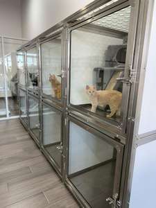 Perrera dúplex personalizada para perros/casa para gatos, suministros para mascotas de dos pisos de lujo, jaulas para mascotas, nidos para mascotas - Product Image 2