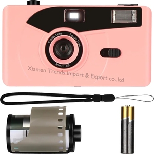 3ème génération Propre logo Colorful Rechargeable 35mm Réutilisable Film Cameras avec Flash Custom <span class=keywords><strong>Kodak</strong></span> <span class=keywords><strong>Vintage</strong></span> Retro Re Usable - Product Image 1