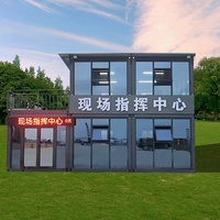 Maison préfabriquée en conteneur maritime à deux étages, assemblage rapide, sur mesure, construction modulaire en conteneur pour dortoir de travailleurs
