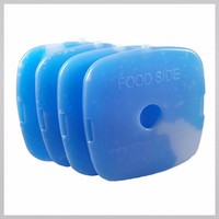 Vente en gros de packs de glace réfrigérants réutilisables longue durée pack de refroidissement boîte à lunch isolée pour aliments briques de glace en plastique dur