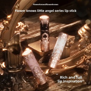Flower Knows Serie Little Angel C09 Black Angel Lip Mud Stick Rossetto Opaco Naturale Versatile Illuminante Regalo per le Feste - Product Image 5
