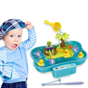 HG-5084 yaz oyuncaklar su yaz çocuklar kapalı açık bebek su banyosu balık oyuncaklar balıkçılık tekne oyunu çocuk için