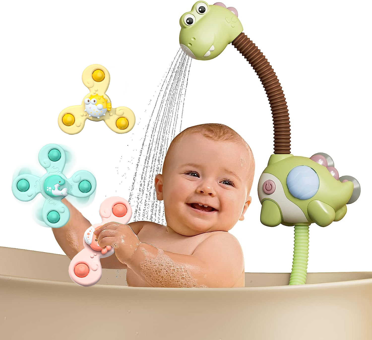 Dino avec 3pcs spinner