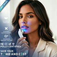 Masseur multi-modes pour les yeux et les lèvres, soin spa à domicile, compresse chaude et froide, micro-vibrations EMS, appareil raffermissant pour la peau, améliore l'apparence terne et complexe de la peau