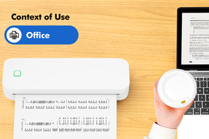 מדפסת קעקועים ניידת תרמית Luck Jingle D80 A4 עם חיבור USB, ללא דיו, בעלת תקן CE/FCC, תואמת למכשירי IOS/אנדרואיד - Product Image 4