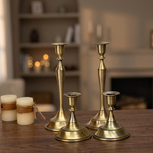 Nueva Colección, Estilo Moderno, Candelabro de Hierro Dorado Hecho a Mano, Duradero, para Decoración del Hogar - Product Image 2