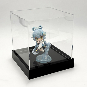 Caja de exhibición personalizable hecha a mano para Anime Gundam para <span class=keywords><strong>Lego</strong></span> bloques de construcción acrílico transparente modelo cubierta antipolvo servicio-corte - Product Image 2