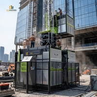 Nouvelle conception d'ascenseur de chantier à crémaillère et pignon, monte-charge vertical pour matériaux, équipement d'ascenseur pour passagers SC100 SC200