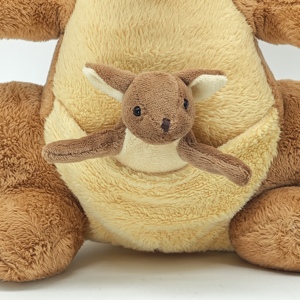 Bán buôn sản phẩm mẹ và con <span class=keywords><strong>Kangaroo</strong></span> đồ chơi sang trọng bé búp bê nhồi bông Sáng tạo động vật đồ chơi sang trọng mô phỏng đồ chơi sang trọng - Product Image 4