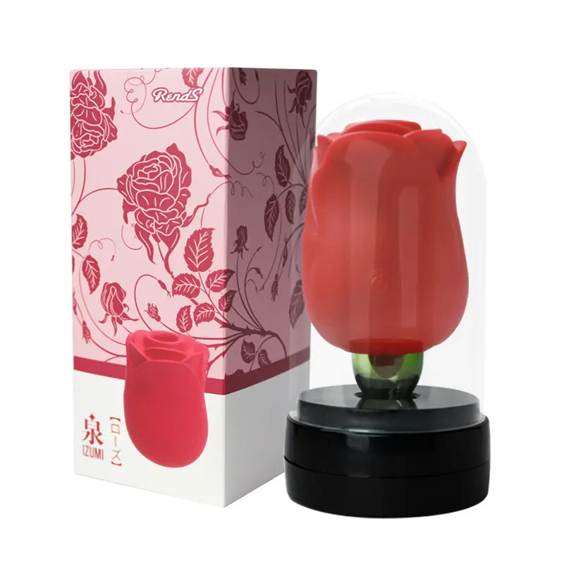 Red Cute Vagina Saugen Zunge Saug vibrator Pink Flower Shaped Vib rating Rose Vibrator Sexspielzeug Frauen