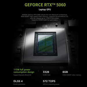 โน้ตบุ๊กเกมมิ่ง Bellator 7000 ปี 2025 I7-14650HX 16GB 1TB GeForce 8GB-RTX 5060 หน้าจอ 16 นิ้ว 180Hz คอมพิวเตอร์อีสปอร์ต - Product Image 4