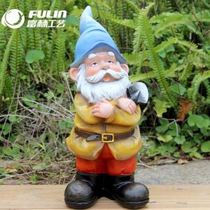 Estatua de Gnomo de Jardín de Resina de Tamaño Real para Exteriores, Adorno de Gnomo de Dibujos Animados para Navidad, Hogar, Granja, Parque, Centro Comercial - Product Image 5