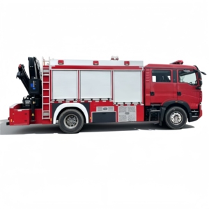 Nouveau <span class=keywords><strong>camion</strong></span>-citerne diesel 4x2 multifonctionnel de secours d'urgence équipé d'outils hydrauliques et de bras pliants - Product Image 1