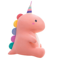 Nouvelle Peluche Dinosaure Créative en Gros - Grand Doudou Dinosaure Coussin de Sommeil