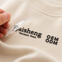 Étiquettes tissées uniques avec logo personnalisé OEM ODM, étiquettes de cou en caoutchouc de silicone 3D pour vêtements de sport, étiquettes tissées pour vêtements