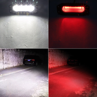 2023 nouvel arrivage, stroboscope rouge plus lumineux blanc 60W arrière de voiture Led feu de plaque d'immatriculation frein Parking feu d'arrêt remorque lumière