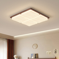 Plafonnier LED moderne de luxe, lampe de plafond géométrique carrée, décoration, éclairage domestique à intensité variable pour salon