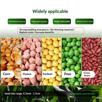 Semoir portable pour maïs, soja et légumes ; Planteur manuel avec application d'engrais