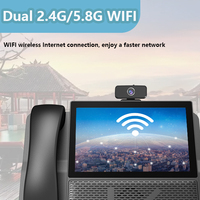 Teléfono IP Android con Pantalla a Color HD de 8 Pulgadas, 6 Líneas SIP, WiFi de Doble Banda, 4G LTE, Videoconferencia, Producto VoIP