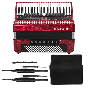 Acordeón Profesional de 41 Teclas y 120 Bajos con Accesorios Producido por la Fábrica HK LADE, Instrumentos Musicales de Teclado - Product Image 1