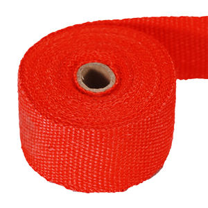Автомобильный глушитель, теплозащитный экран, обертка из красного стекловолокна для мотоцикла, теплозащитная лента <span class=keywords><strong>2</strong></span> дюйма (5 см) X16feet(5 м) - Product Image 5