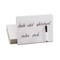 Tableau d'apprentissage magnétique MDF double face personnalisable, petit tableau d'écriture effaçable à sec, tableau blanc pour enfants