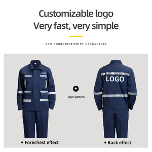 Ropa DE <span class=keywords><strong>TRABAJO</strong></span> <span class=keywords><strong>reflectante</strong></span> ignífuga antiestática personalizada de fábrica, trajes, ropa de <span class=keywords><strong>trabajo</strong></span> Fr, <span class=keywords><strong>chaqueta</strong></span> y pantalones - Product Image 2