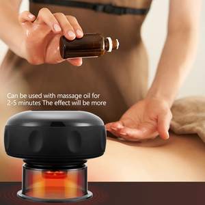 Dispositivo de ventosas eléctricas de tejido profundo con raspado de succión lenta para una recuperación de flexibilidad mejorada Masajeador de ventosas portátil - Product Image 3