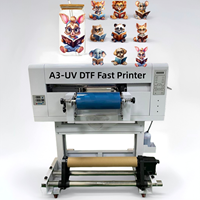 Imprimante UV DTF Eizoulyn nouvelle génération, rouleau à rouleau, A3, 13 pouces, avec tête d'impression double Epson Xp600 I1600, impression de t-shirts