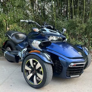 รถมอเตอร์ไซค์ Can-<span class=keywords><strong>Am</strong></span> Spyder Factory Limited Dark พร้อมไซด์คาร์แบบปิดสำหรับผู้โดยสาร - Product Image 2