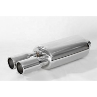 Silencieux d'échappement, double silencieux d'échappement, pour voiture automobile, nouveauté