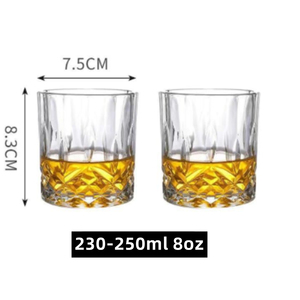8oz Transparent Beer Mug with Etched Design Ice Cream Cup Display Props Decor for Beer Festival German Model Craft Beer - Product Image 2