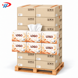 Serviettes de toilette jetables commerciales douces et absorbantes en pâte recyclée 4 plis, 100g, pour distributeurs de 28 boîtes en centres commerciaux et toilettes - Product Image 3