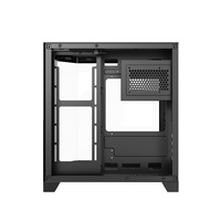 AntarcChill Micro ATX - Gabinete de Escritorio para Juegos con Cristal Templado, Configuración Completa para Juegos con PC Thin Mini ITX